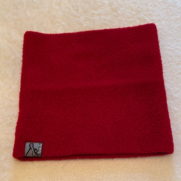 Adult Turtle Fur Ski / Moto Neck Warmer Gaiter Red 100% Acrylic. - Picture 1 of 4